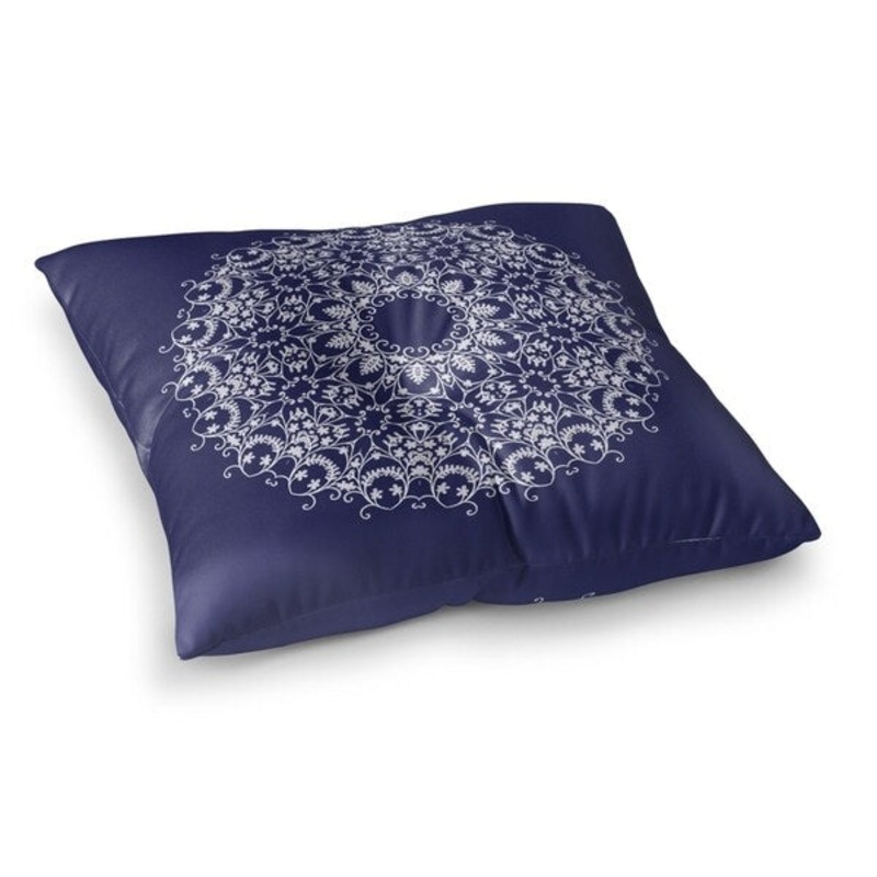 Bloom Scroll Floor Pillow