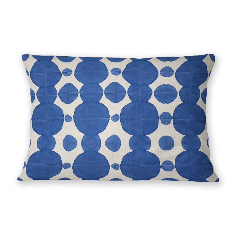 AQUARELLE BUBBLE Lumbar Pillow By Nancy Green