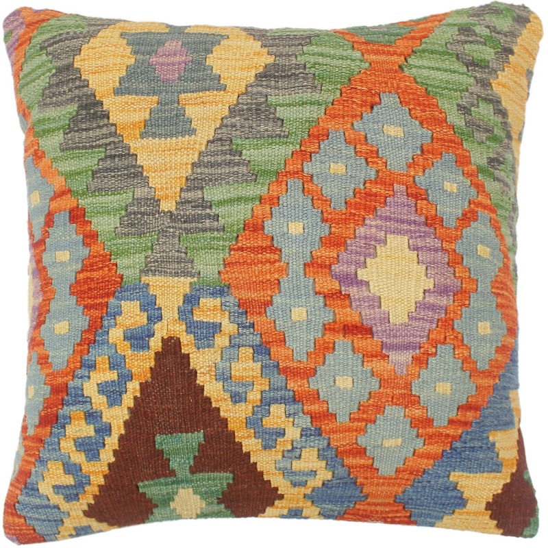 Bohemian Turkish House Hand Woven Kilim Pillow