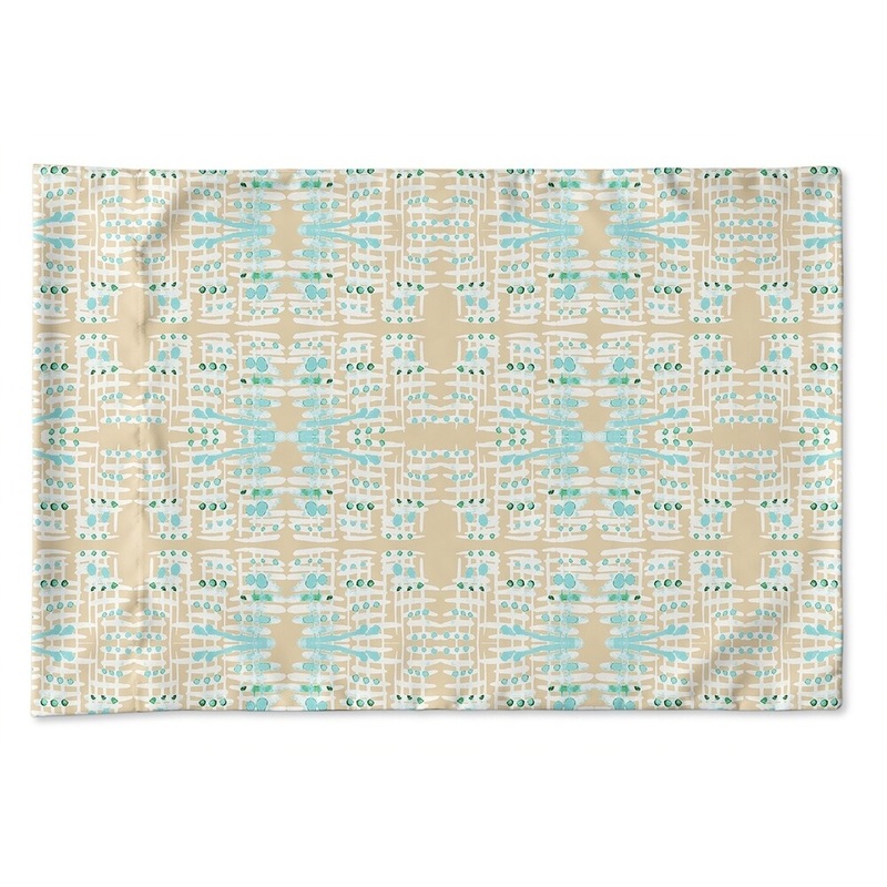 TRIBAL TILE ORANGE Pillow Case By Kavka Designs - N/A