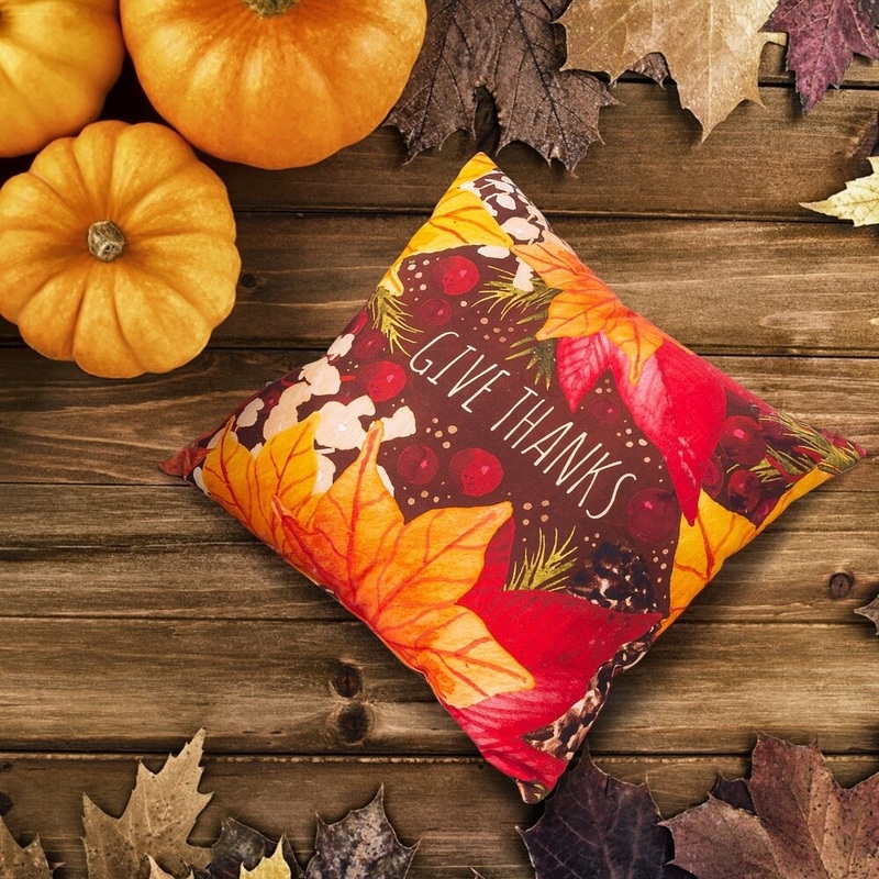 20x20 Decorative Pillow/Give Thanks