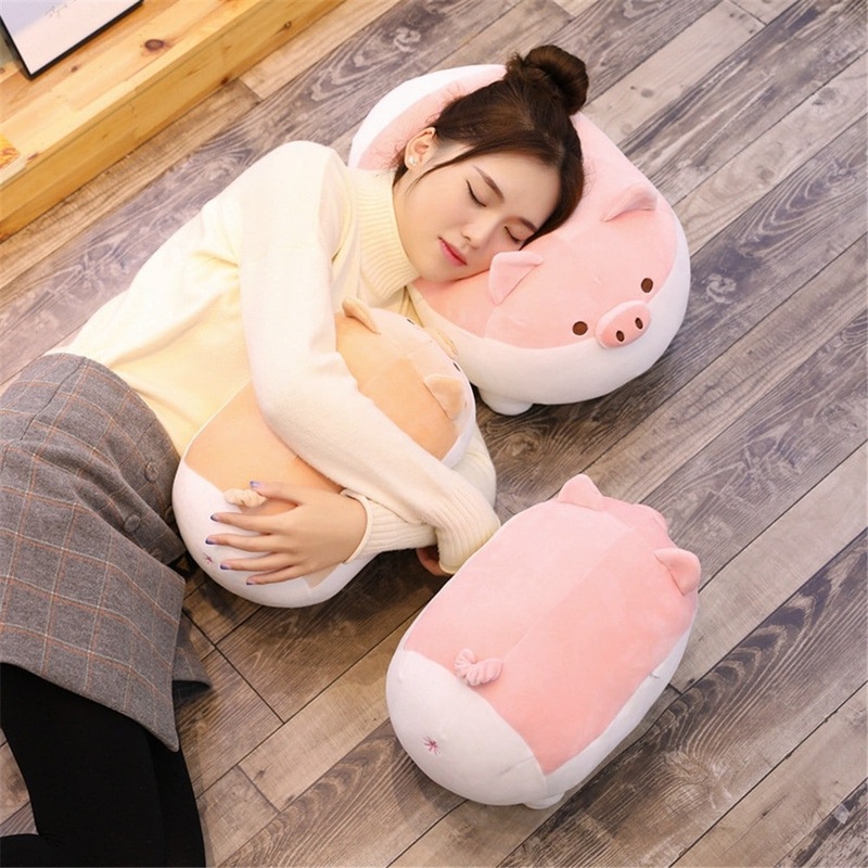 Anime Shiba Inu Plush Stuffed Soft Pillow Doll Cartoon Doggo Cute Shiba Soft Toy - Pink - Pink