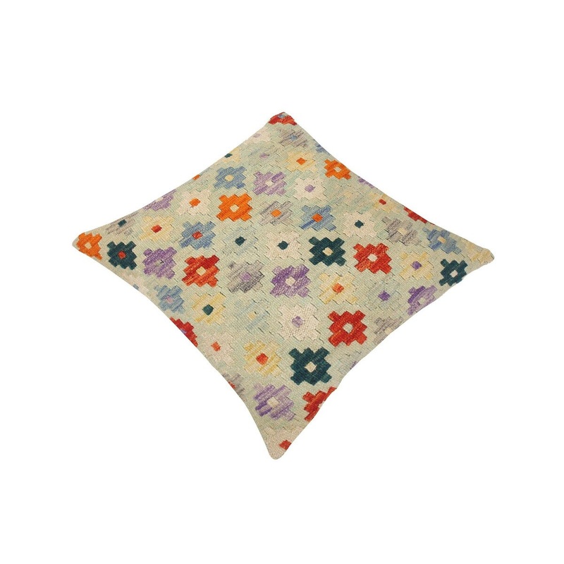 Bauhaus Rochel Hand-Woven Turkish Kilim Throw Pillow