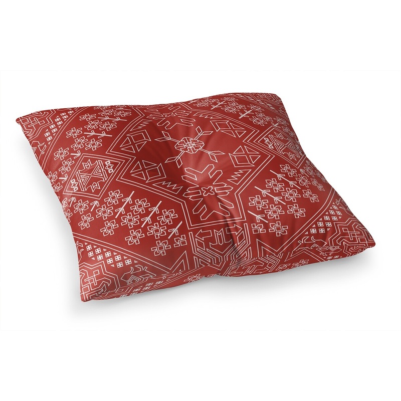 BAYBAR TERRACOTTA Floor Pillow By Kavka Designs