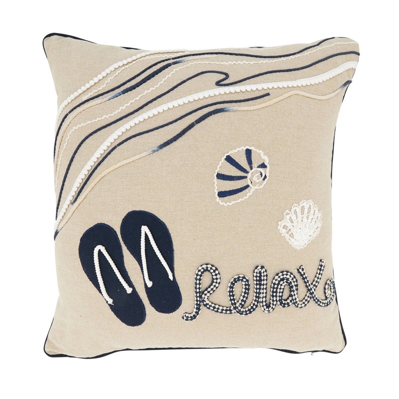 Beachscape Design Throw Pillow