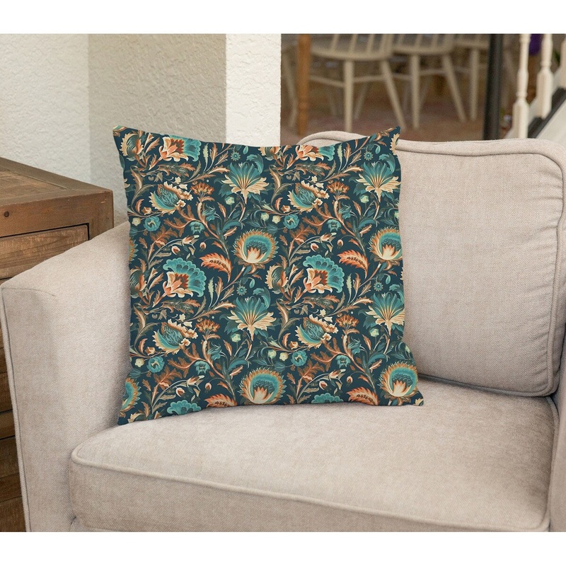 BLOOMSBURY BLUE Accent Pillow By Marina Gutierrez