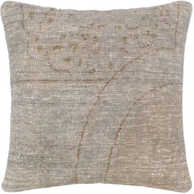 Boho Chic Butt Vintage Distressed Handmade Rug Pillow