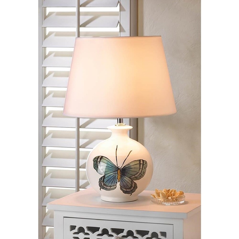 Admiral White Ceramic Table Lamp
