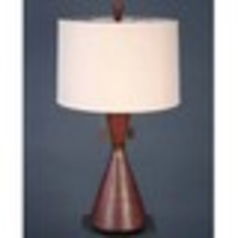 Cinnamon Flask Casual Table Lamp