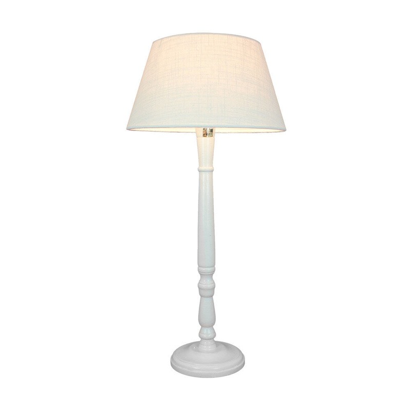 Urban Designs Liverpool 25-Inch Pole Whitewashed Wood Table Lamp
