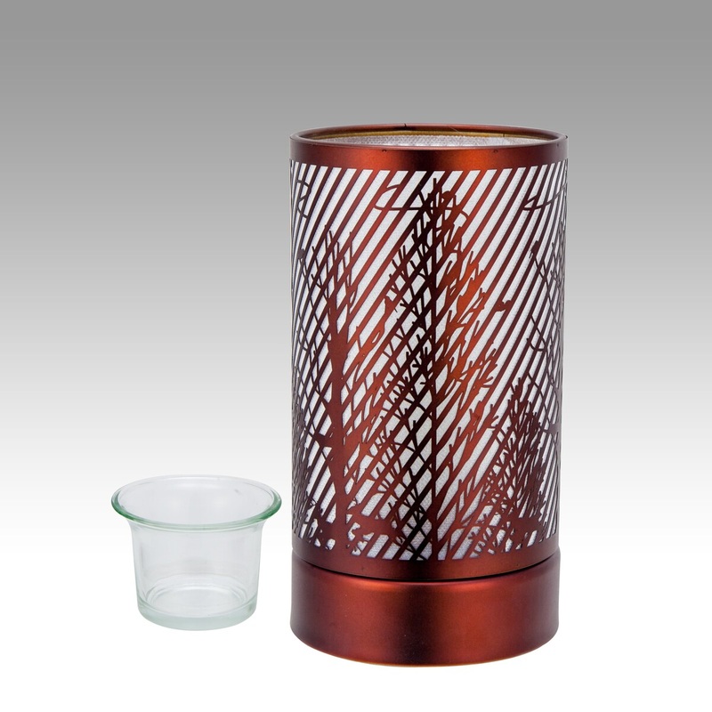 7" Touch lamp/Oil burner/Wax warmer - Copper Ravine - 3.75*3.75*7