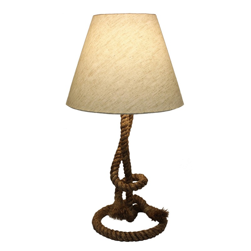 Admiral Jute Rope Nautical Table Lamp