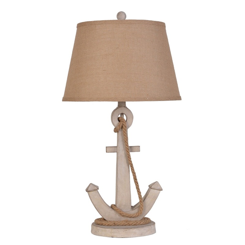 Anchor Polyresin Table Lamp