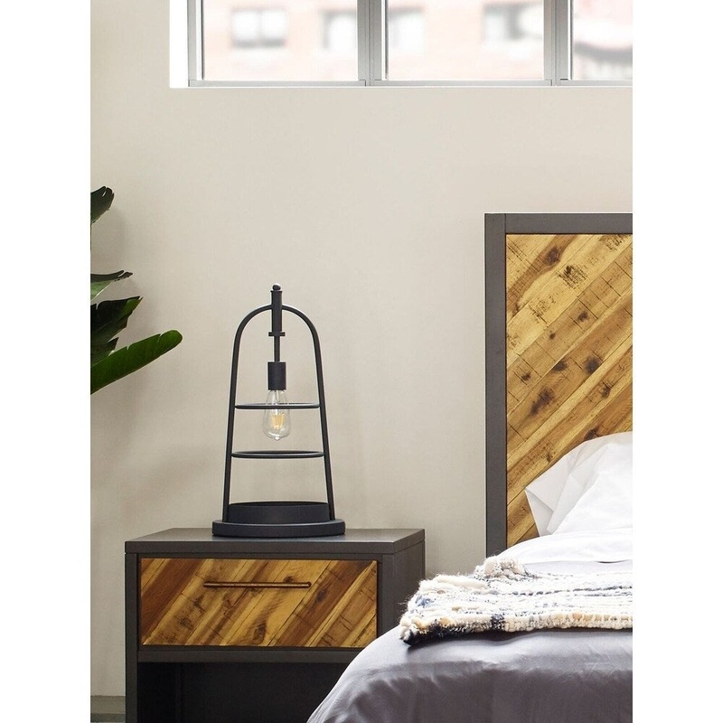 Aurelle Home Industrial Farmhouse Table Lamp