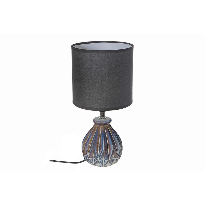 Ceramic Table Lamp With Shade Origami Black