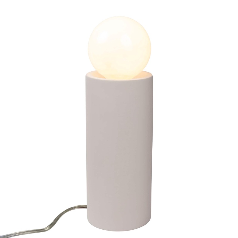Ceramic Tall Pillar Table Lamp