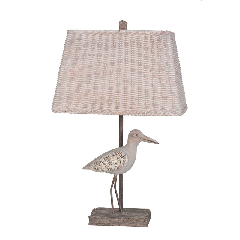 Seagull Polyresin Table Lamp