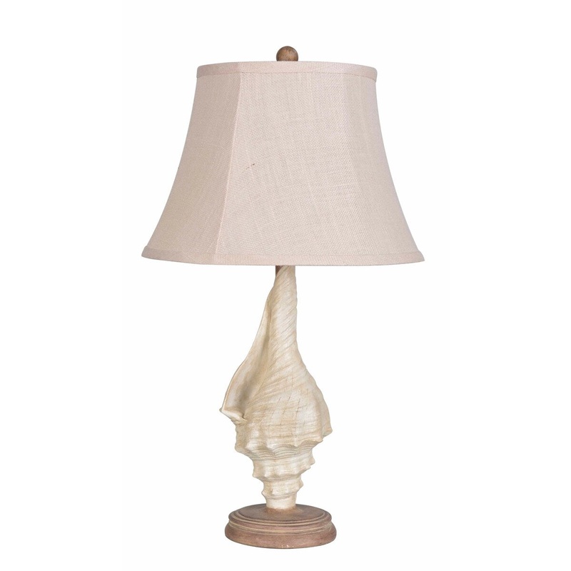 Shell Polyresin Table Lamp