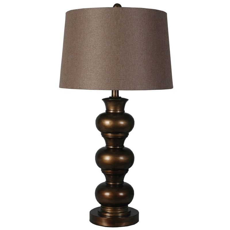 Stacked Iron Table Lamp