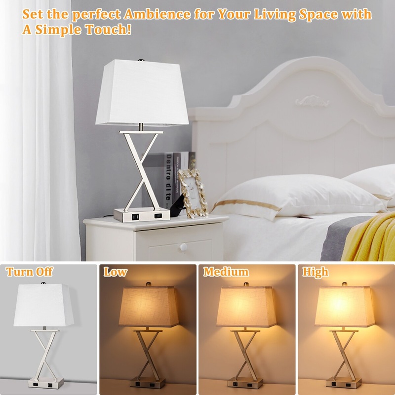 Table Lamp - sand nickel color - 7*7*8