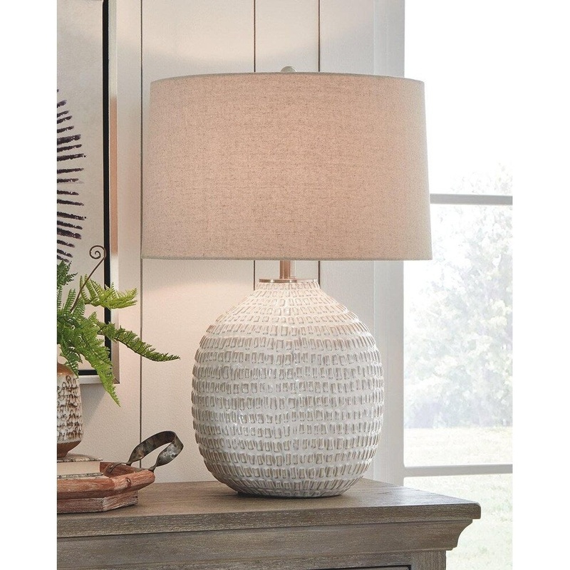 Beige Casual Table Lamp