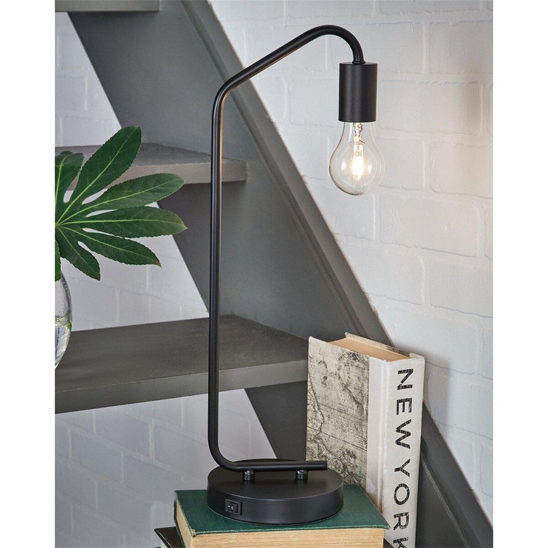 Black Casual Desk Lamp