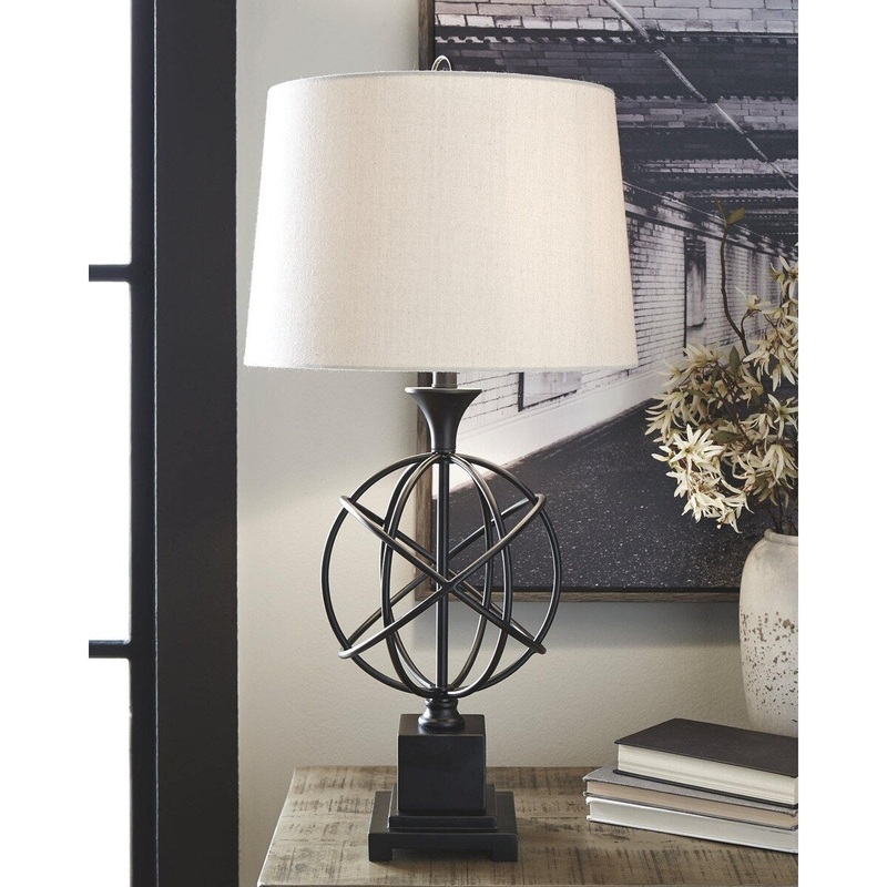 Black Traditional Table Lamp