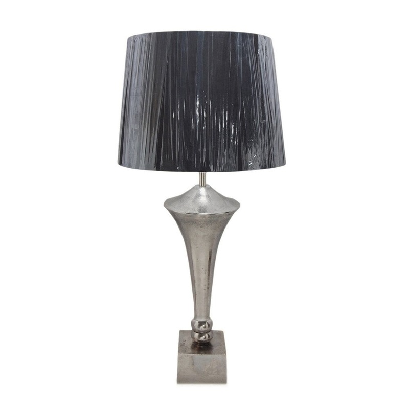 Aurelle Home Yvonne Black 1-light Table Lamp