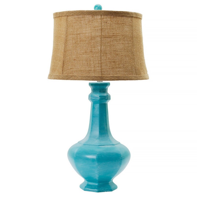 Coastal Blue 31-inch Ceramic Table Lamp