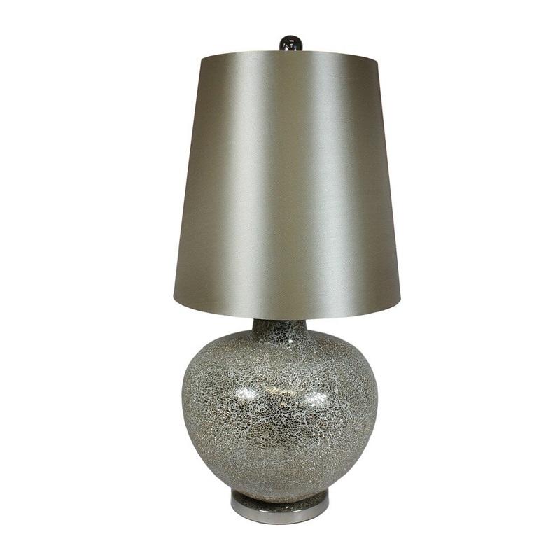 Urban Designs Mosaic Art Glass Oversize Handcrafted Table Lamp