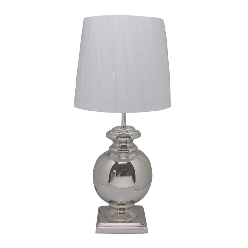 Aurelle Home 1-light White Table Lamp