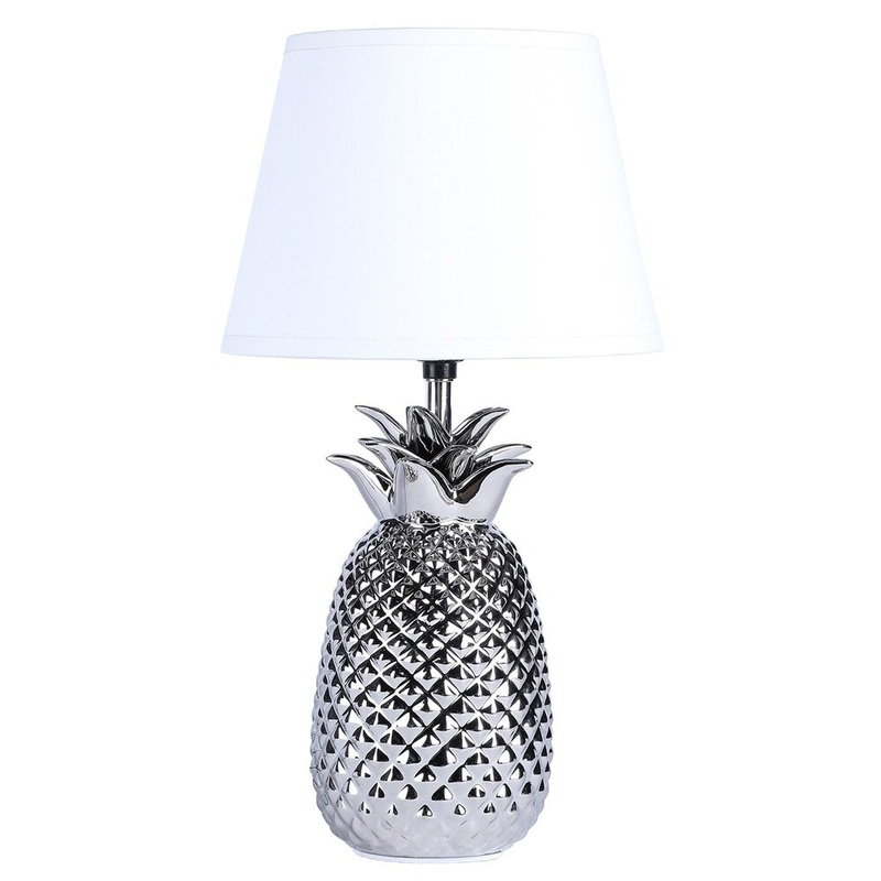 CO-Z 16-Inch Modern Table Lamp with Ceramic Pineapple Base