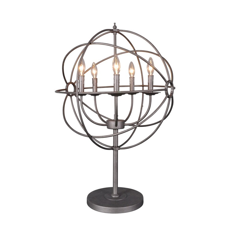 Aurelle Home Faux Candle Sphere Table Lamp
