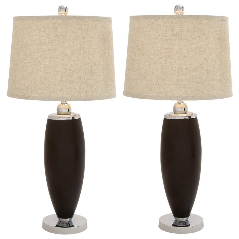 Casa Cortes GQ 35-inch Polystone Table Lamp (Set of 2)