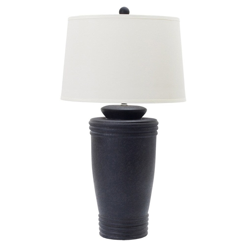 Cast Iron 31-inch Ceramic Table Lamp