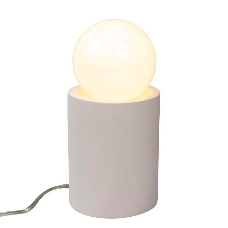 Ceramic Short Pillar Table Lamp