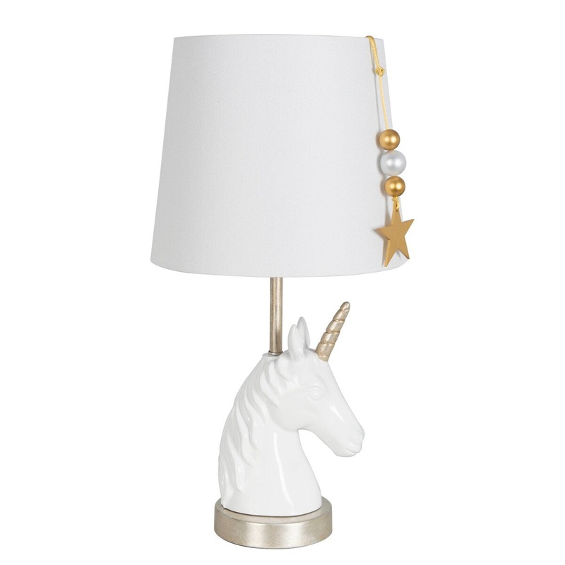 Unicorn Polyresin Table Lamp