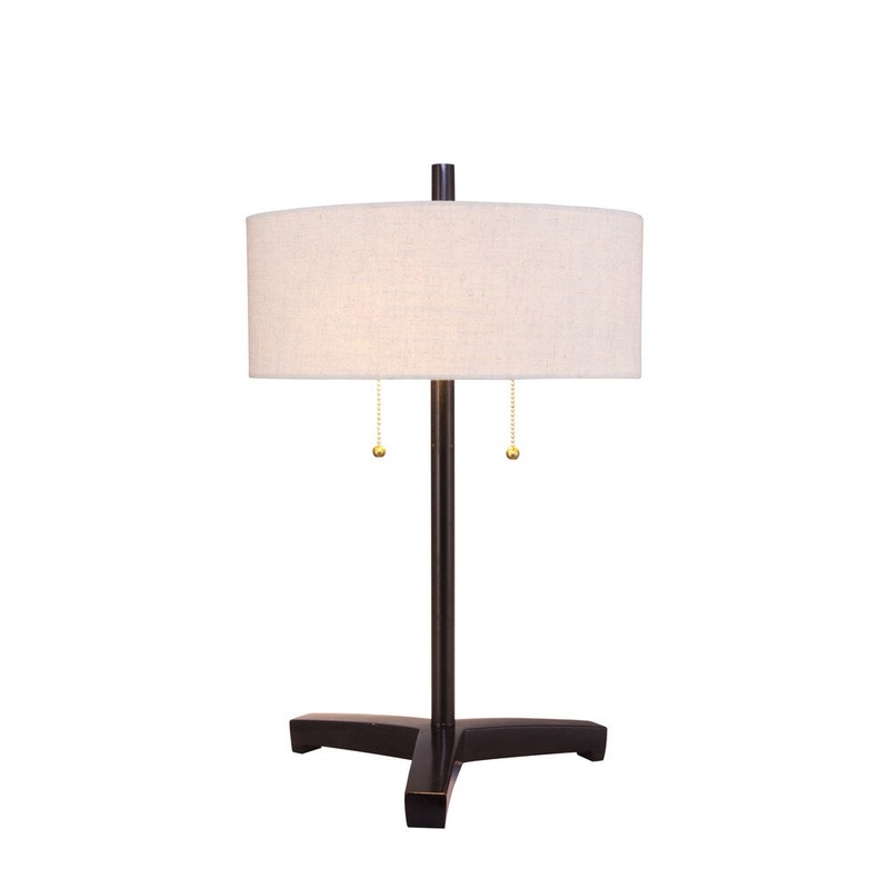 Black Gloss Metal Table Lamp