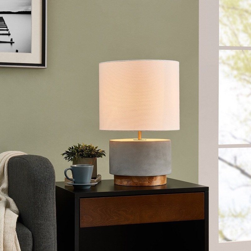 Carson Carrington Ulrika 18 inch Concrete Table Lamp