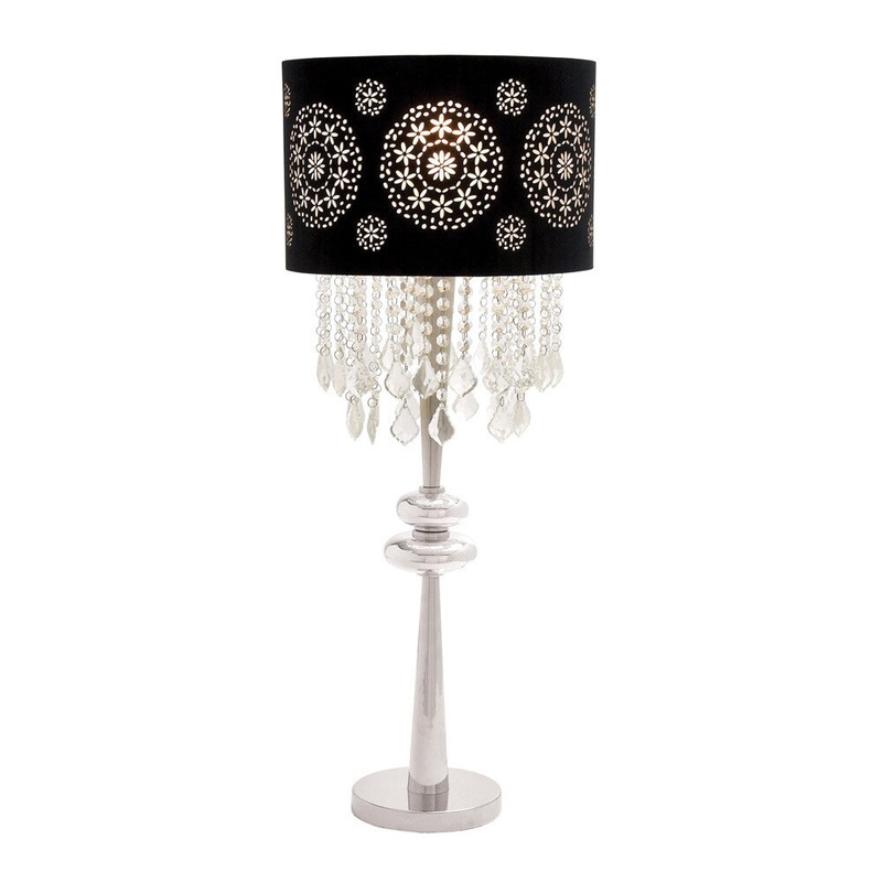 Casa Cortes Parisian 35-inch Contemporary Glass Pendant Table Lamp