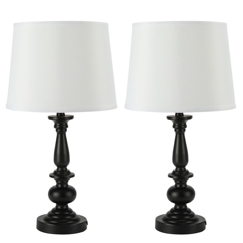 CO-Z 22 Inches Rustic Table Lamp Set of 2 - N/A