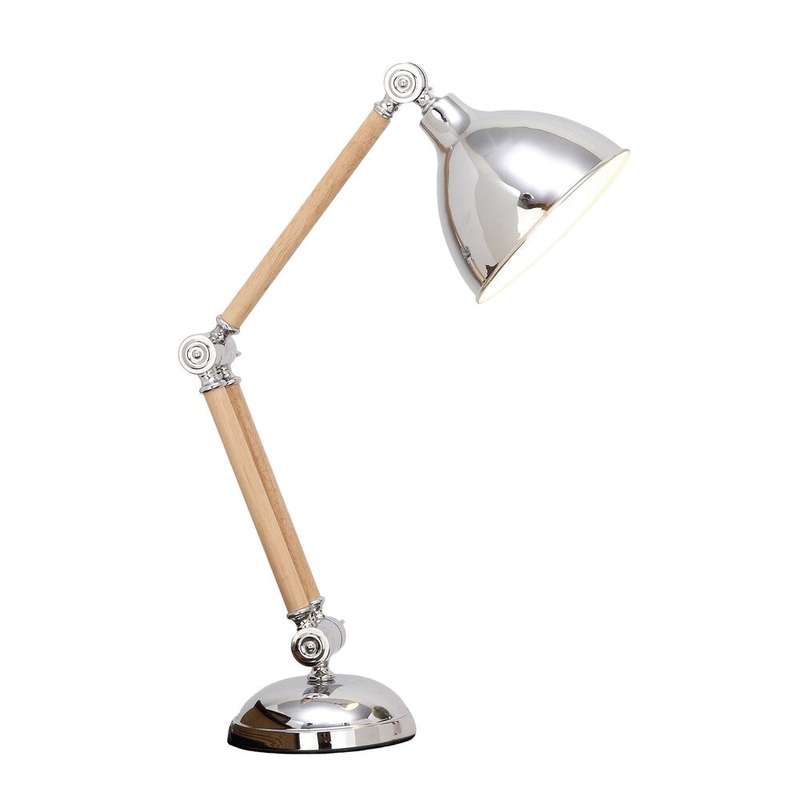 Urban Designs Vigo Wood Adjustable Desk Table Lamp