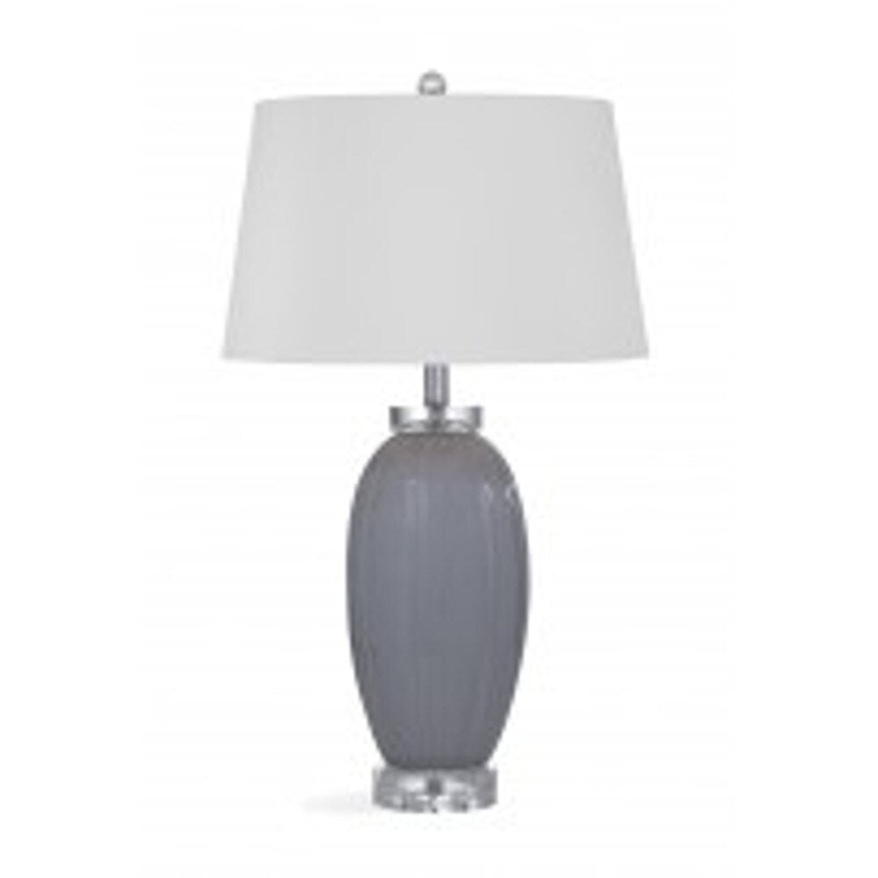 Bassett Mirror Company Ashbury Grey Ceramic Table Lamp