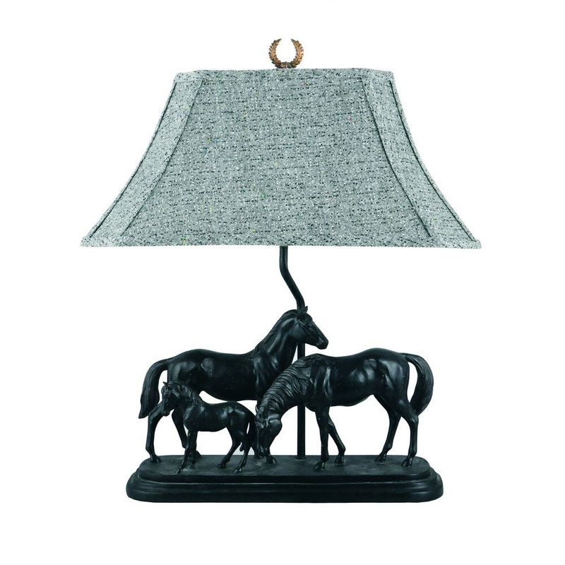 Bombay Horses Table Lamp