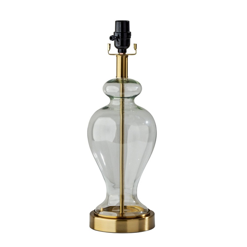 Brass Glass Lamp Base