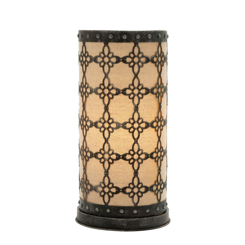 Charming Metal Paper Table Lamp