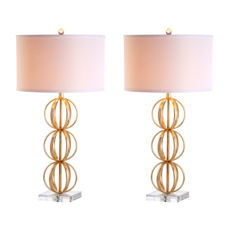 SAFAVIEH Lighting Malwine 29-inch LED Table Lamp (Set of 2) - 16Wx16Dx29H
