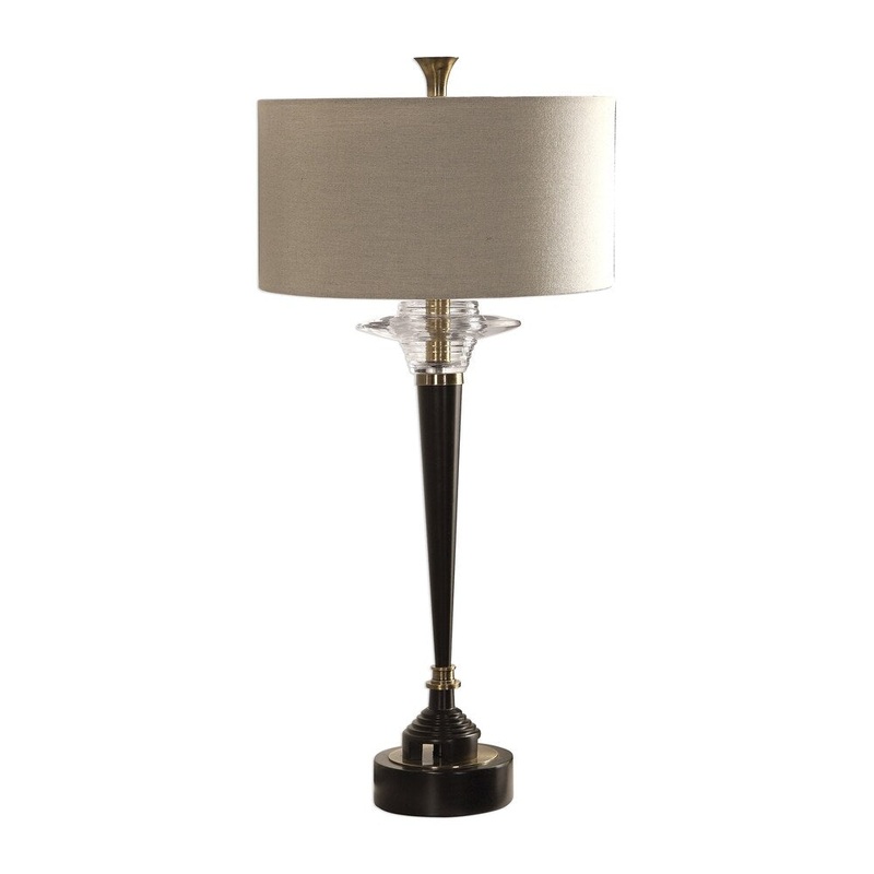 Uttermost Berton Aged Black 1-light Table Lamp