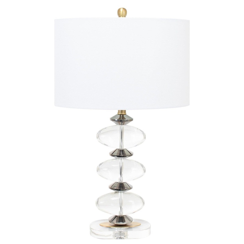 Bronson Table Lamp with Crystal Shade