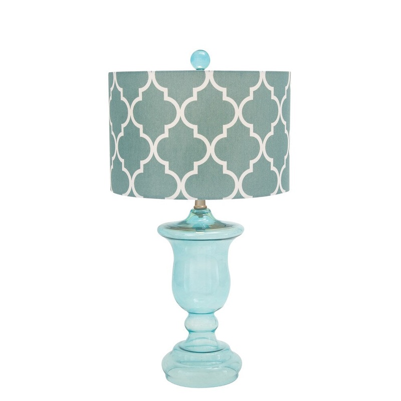 Benzara Elite Styled Superb Glass 26-inch-high Table Lamp